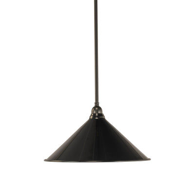 90mm Edwardian Black On Rod Set 1/2" by Lode Lighting