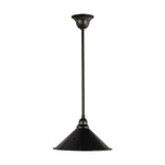 50mm Edwardian Black On Rod Set 1/2" by Lode Lighting
