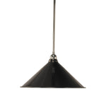 90mm Edwardian Black On Rod Set 1/2" by Lode Lighting