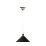 390mm Edwardian Black On Cloth Cord Chrome by Lode Lighting