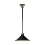 390mm Edwardian Black On Cloth Cord Chrome by Lode Lighting