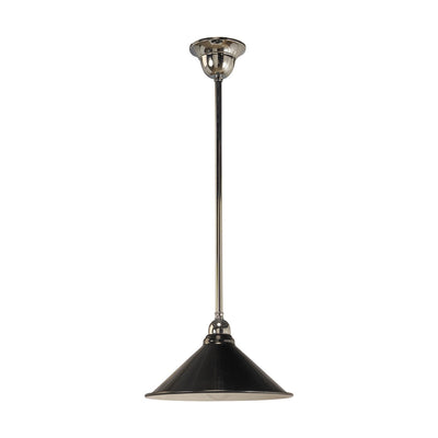 390mm Edwardian Black On Cloth Cord Chrome by Lode Lighting