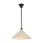 90mm Edwardian White On Rod Set 1/2" by Lode Lighting
