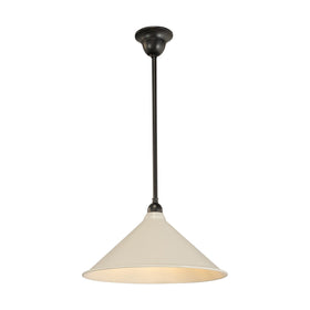 90mm Edwardian White On Rod Set 1/2" by Lode Lighting