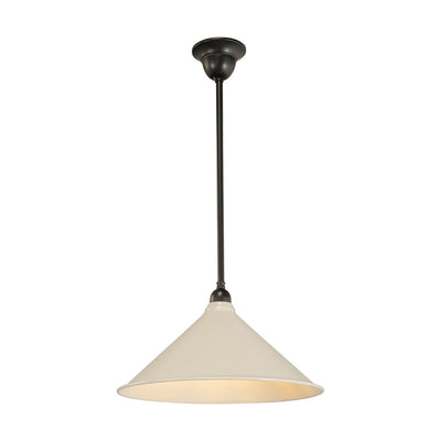 90mm Edwardian White On Rod Set 1/2" by Lode Lighting