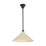 90mm Edwardian White On Rod Set 1/2" by Lode Lighting