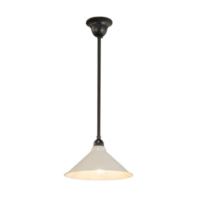 50mm Edwardian White On Rod Set 1/2" by Lode Lighting