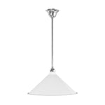 90mm Edwardian White On Rod Set 1/2" by Lode Lighting