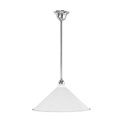 90mm Edwardian White On Rod Set 1/2" by Lode Lighting