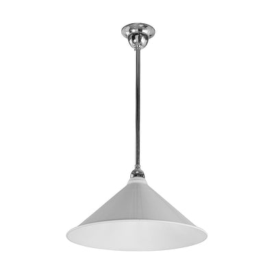 90mm Edwardian White On Rod Set 1/2" by Lode Lighting