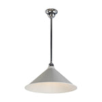 90mm Edwardian White On Rod Set 1/2" by Lode Lighting