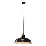 420mm Warehouse Black On Cloth Cord Patina by Lode Lighting