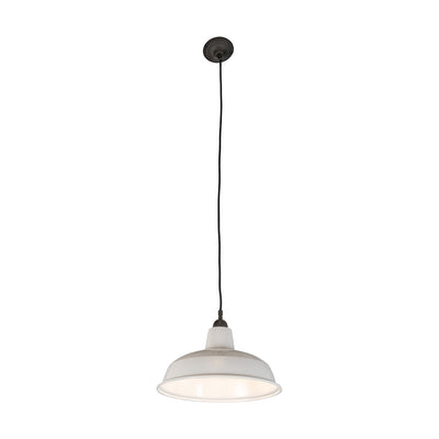 300mm Warehouse Black On Cloth Cord Patina by Lode Lighting