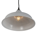 300mm Warehouse Black On Cloth Cord Patina by Lode Lighting