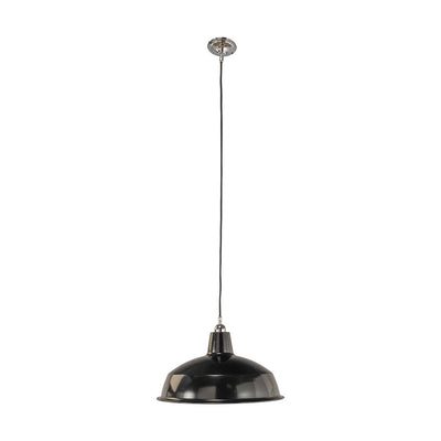 420mm Warehouse Black On Cloth Cord Patina by Lode Lighting