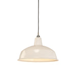 420mm Warehouse White On Cloth Cord Patina by Lode Lighting