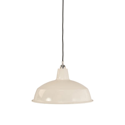 420mm Warehouse White On Cloth Cord Patina by Lode Lighting