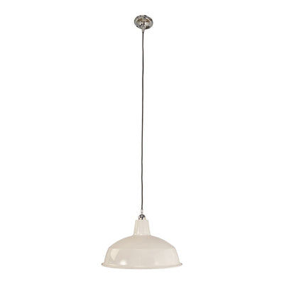 420mm Warehouse White On Cloth Cord Patina by Lode Lighting