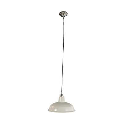 300mm Warehouse White On Cloth Cord Patina by Lode Lighting
