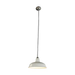 300mm Warehouse White On Cloth Cord Patina by Lode Lighting