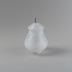 Cambridge Large Shade With Chrome Finial by Lode Lighting