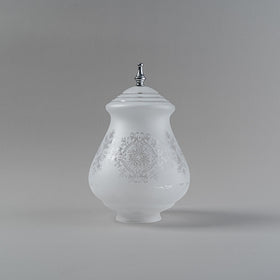 Cambridge Large Shade With Chrome Finial
