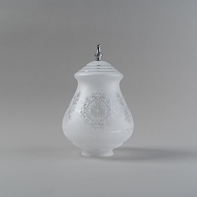 Cambridge Large Shade With Chrome Finial by Lode Lighting