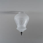 Cambridge Large Shade With Chrome Finial by Lode Lighting