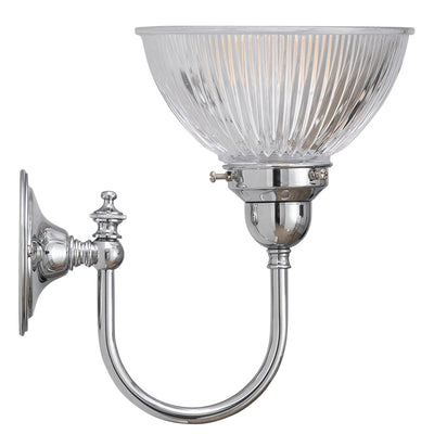 Loxton Wall Bracket & Claredon Clear by Lode Lighting