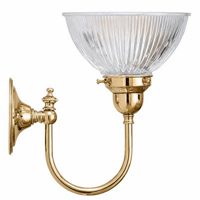 Loxton Wall Bracket & Claredon Clear by Lode Lighting