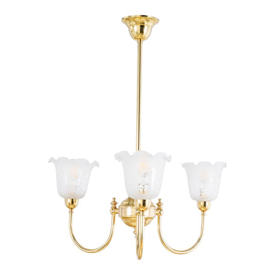 Luke 3Lt Pendant With 5008 Shades Arms Up by Lode Lighting