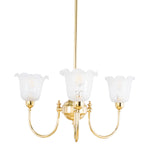 Luke 3Lt Pendant With 5008 Shades Arms Up by Lode Lighting