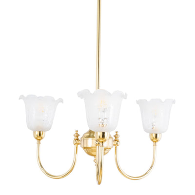 Luke 3Lt Pendant With 5008 Shades Arms Up by Lode Lighting
