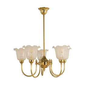 Luke 5Lt Pendant With 5008 Shades Arms Up by Lode Lighting