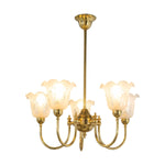 Luke 5Lt Pendant With 5008 Shades Arms Up by Lode Lighting