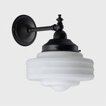 Bentleigh Wall Bracket With Detroit Small Shade Opal Gloss by Lode Lighting