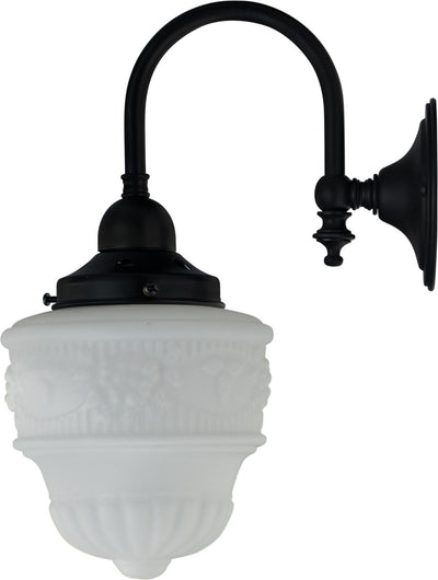 Senator 6" Shade On Loxton Wall Bracket by Lode Lighting