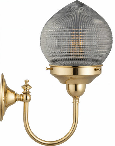 Teardrop Hallophane 6" On Loxton Wall Bracket by Lode Lighting