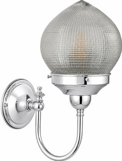 Teardrop Hallophane 6" On Loxton Wall Bracket by Lode Lighting