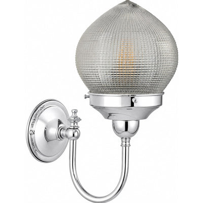 Teardrop Hallophane 6" On Loxton Wall Bracket by Lode Lighting