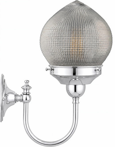 Teardrop Hallophane 6" On Loxton Wall Bracket by Lode Lighting