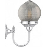 Teardrop Hallophane 6" On Loxton Wall Bracket by Lode Lighting