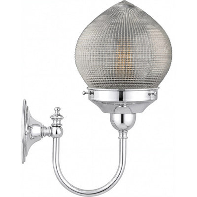 Teardrop Hallophane 6" On Loxton Wall Bracket by Lode Lighting