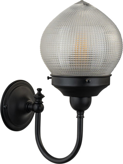 Teardrop Hallophane 6" On Loxton Wall Bracket by Lode Lighting