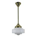 Detroit 8" Opal Gloss on Rod Set 1/2" 1/2m by Lode Lighting
