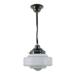 Detroit 8" Opal Gloss on Rod Set 1/2" 1/2m by Lode Lighting