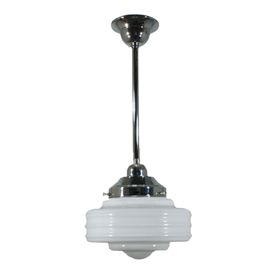 Detroit 8" Opal Gloss on Rod Set 1/2" 1/2m by Lode Lighting