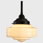 Detroit 8" Opal Gloss on Rod Set 1/2" 1/2m by Lode Lighting