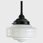 Detroit 8" Opal Gloss on Rod Set 1/2" 1/2m by Lode Lighting