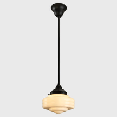 Detroit 8" Opal Gloss on Rod Set 1/2" 1/2m by Lode Lighting
